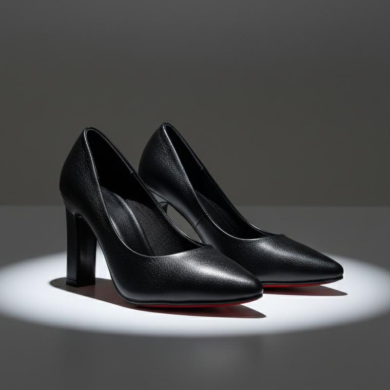 Giày cao gót 9p 7p 5p da lì ( da mờ không bóng ) đen, trắng và kem size từ 34 đến 42 . Có 5p 7p 9p