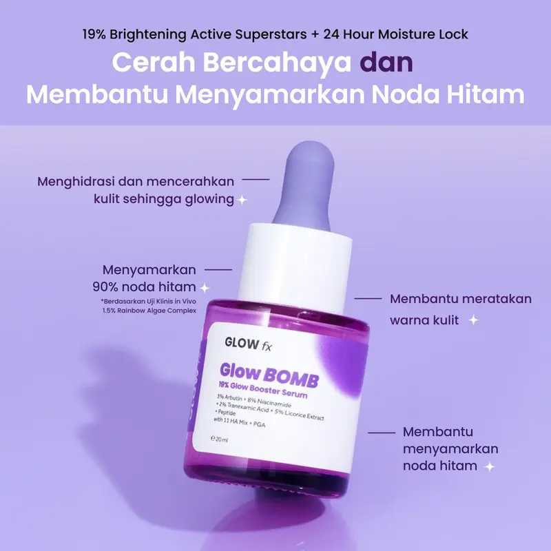[Glass Skin Bundle] - GLOW FX - 17% Total Acids CeraCapsule Peeling Solution - Serum Exfoliasi Wajah Mengandung Glycolic Acid Untuk Mencerahkan dan Menghaluskan Wajah 5