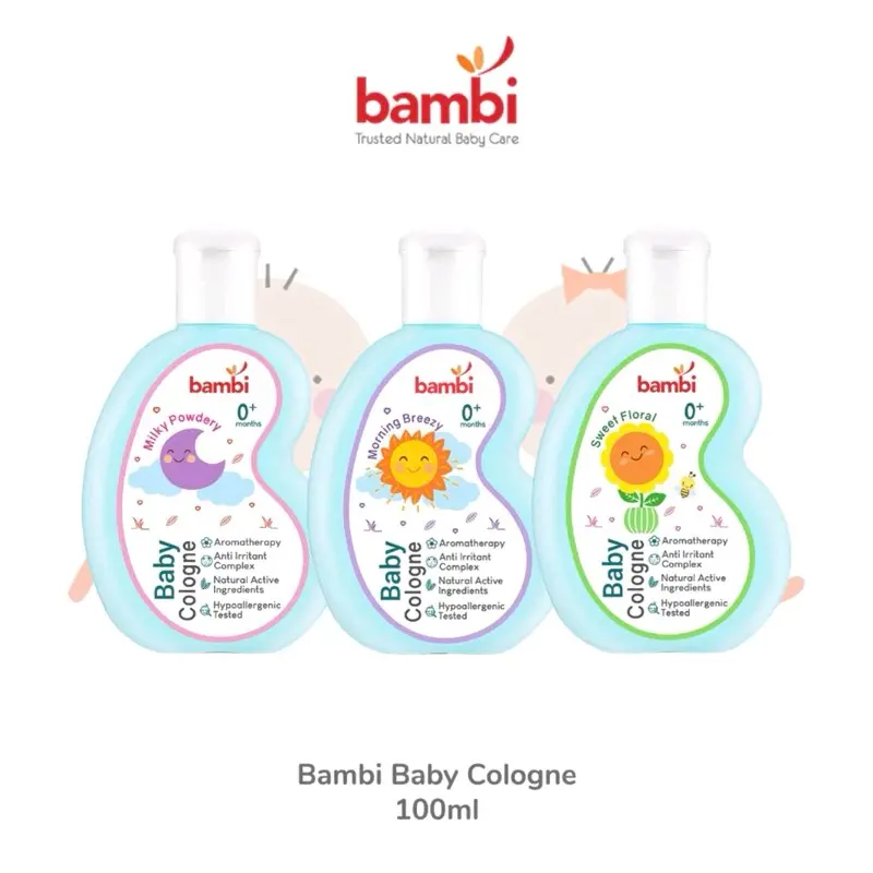 Bambi Baby Cologne Parfum Bayi - 100 ml