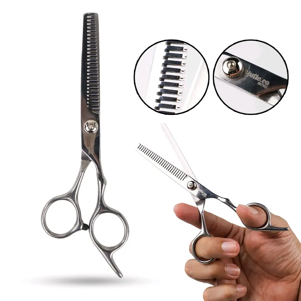 Knifezer Gunting Sasak Rambut Full Stainless steel BHT002