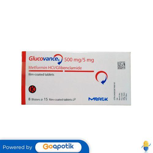 GLUCOVANCE 500/5 MG BOX 120 TABLET