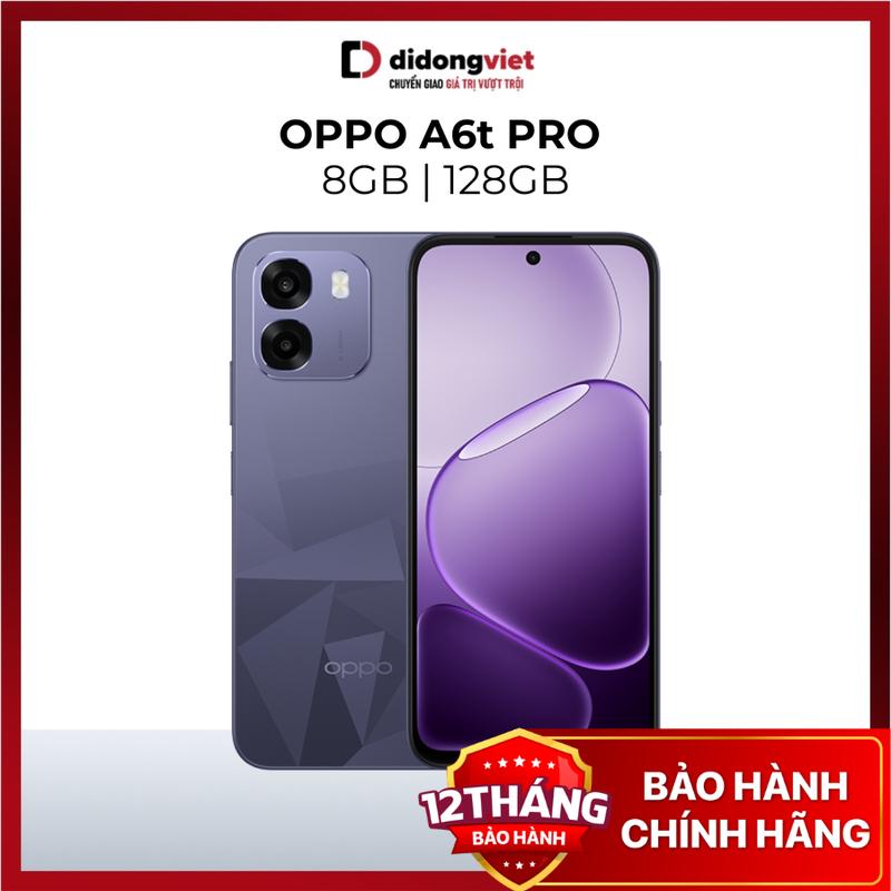 Điện Thoại OPPO A6t Pro 8GB/128GB Chính Hãng | Pin 7000mAh, Sạc 45W, Màn Hình 120Hz, IP69