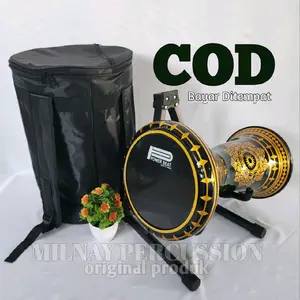 Darbuka size 8 inci Motif NU Bonus kunci L. Aluminium