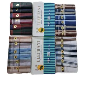 Saputangan Pria Selampe Elephant Kapas Lembut 40x40 cm SapuTangan Gajah