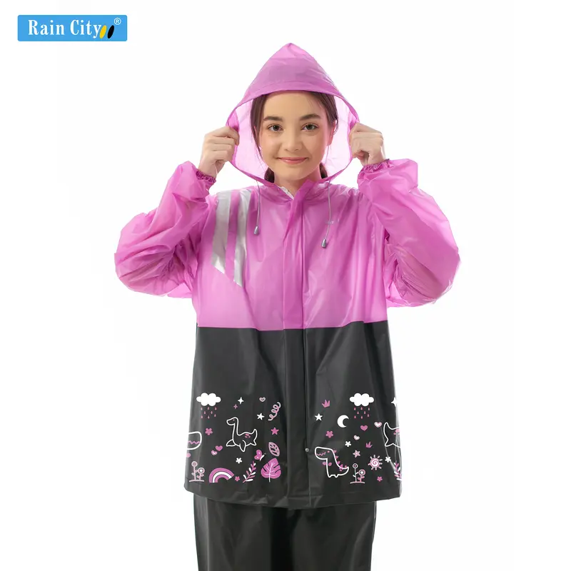 Jas Hujan Setelan Basic Doodle - 67161 5