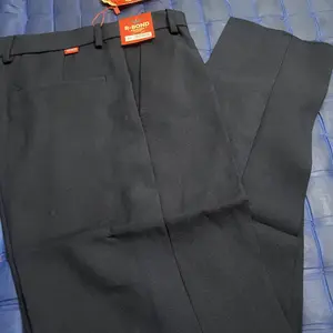 Celana Kantor Formal Pria Slimfit Premium Hitam Panjang Kerja Kain Lembut Nyaman Katun - Bahan Wool Tidak Mudah Berbulu - Navy, Abu, Chino