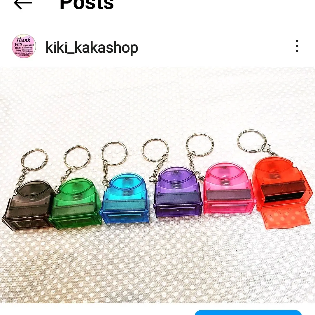 Candy colour's Name Stamp