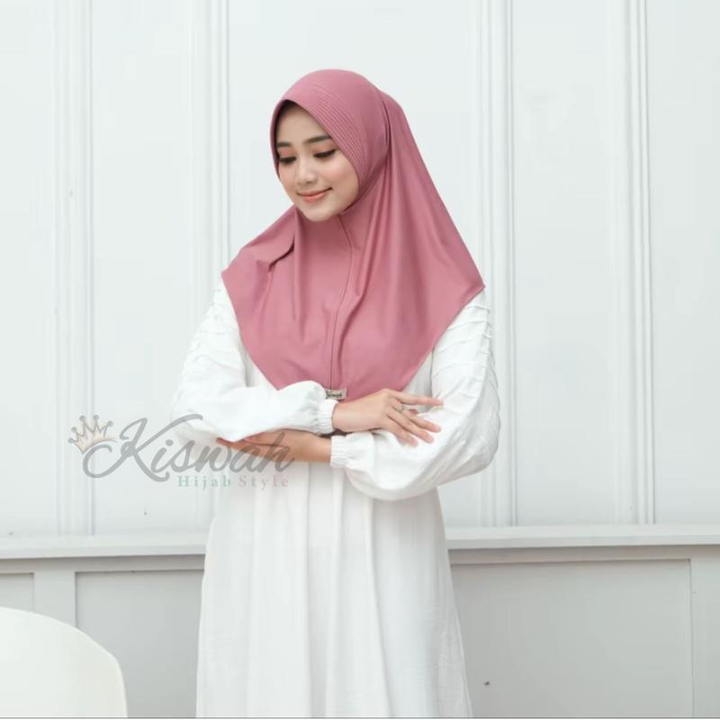 Product Introduction of Kiswah - Hijab Instan Hamidah Pinguin Lembut Nyaman Size  M 27