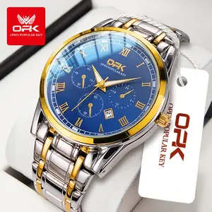 OPK Jam Tangan Pria Anti Air Original Terbaru 2024 Waterproof Luminous Stainless Steel Business Men Watches Model 8119 OPK Jam Tangan Pria Anti Air Original Terbaru 2024 Waterproof Luminous Stainless Steel Business Men Watches Model 8119