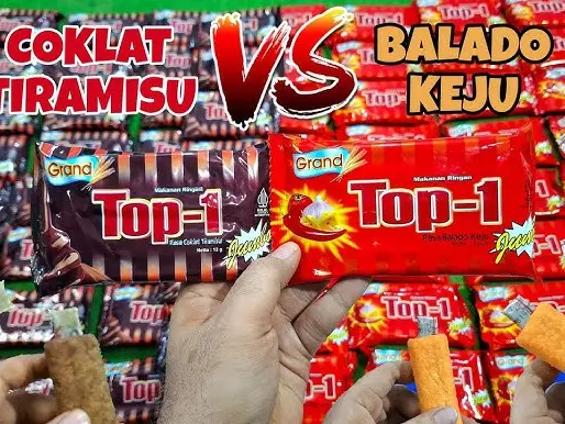 Snack TOP 1 Jumbo Berhadiah Uang / Jajanan TOP-1 Jumbo Murah / Snack Top 1 Corn block Jumbo / Ciki Berhadiah 4