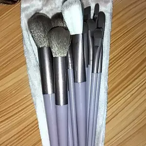 Brush Makeup 13PCS – Set Kuas Makeup Lengkap Model Portabel 0122, Bulu Halus & Lembut untuk Foundation, Blush, Eyeshadow, Concealer, Blender, Praktis & Stylish