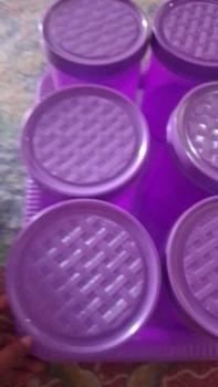 Product Review of Toples Bolu / Toples bulat / Toples Nikita 6 in 1 set Sunflower Biru from s**m 1