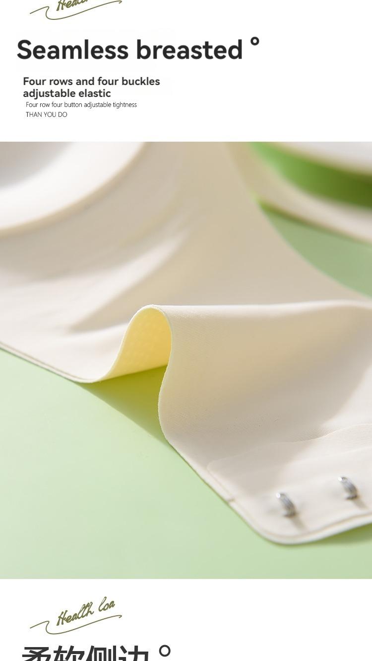 Product Introduction of Jelly strips non-marking large size underwear female summer thin section large breasts show small breasts gathered without steel ring fixed cup bra 12