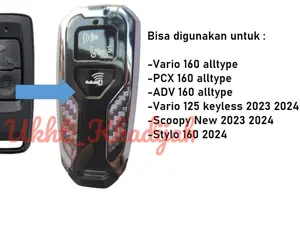 cover remote Original AHM smart key Honda PCX 160, Vario 160, Vario 125, keyless Stylo 160, New Scoopy 2023 2024