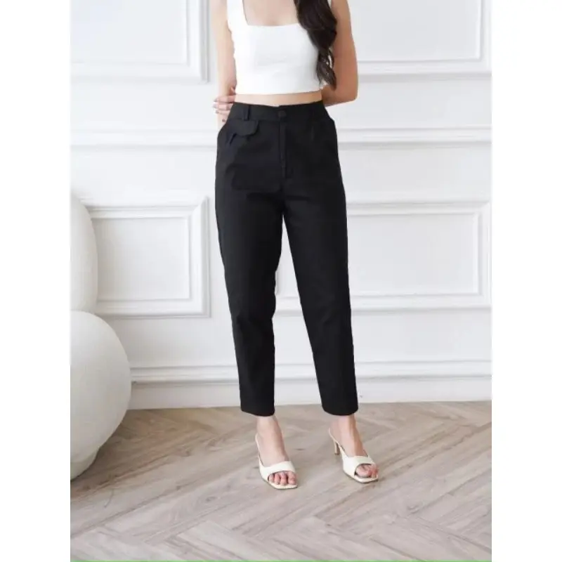 Ara Basic pants Highwaist Celana Baggy Angkel Pants Celana Kantor Loose Pants Premium Terbaru Wanita Panjang Kulot Casual celana korean style
