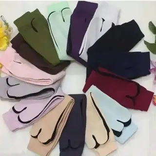 BAS Kaos Kaki Telapak Hitam / Kaos Kaki Muslimah / Kaos Kaki Jari / Kaos Kaki Jempol / Kaos Kaki Wanita