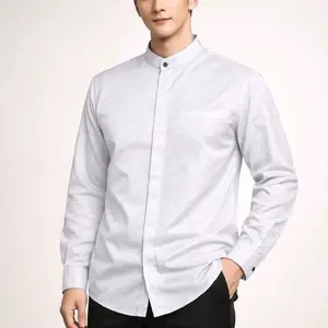 Kenko/Koko Kemeja Pria HR Premium Desain Klasik Nyaman untuk Penampilan Formal dan Santai Gaya Elegan dan Simpel