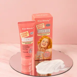 KISS BEAUTY SUNSCREEN SUNBLOCK SUN SCREEN BLOCK UV A B SPF 90 KULIT 80s SKIN PROTECTION ULTRAVIOLET