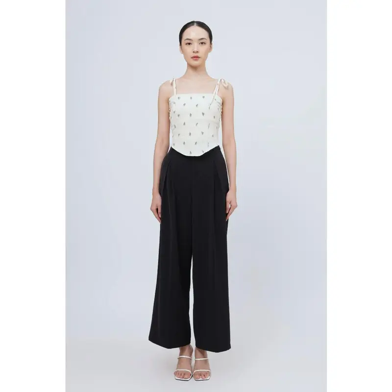 White Moyra Tenun Top - OE 2