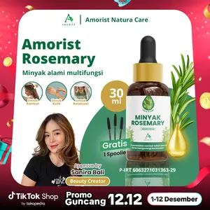 Amorist Rosemary 30 ml Minyak Rambut, Alis , dan Janggut I Membantu mengatasu Keb*takan I Free Spoolie - Haircare