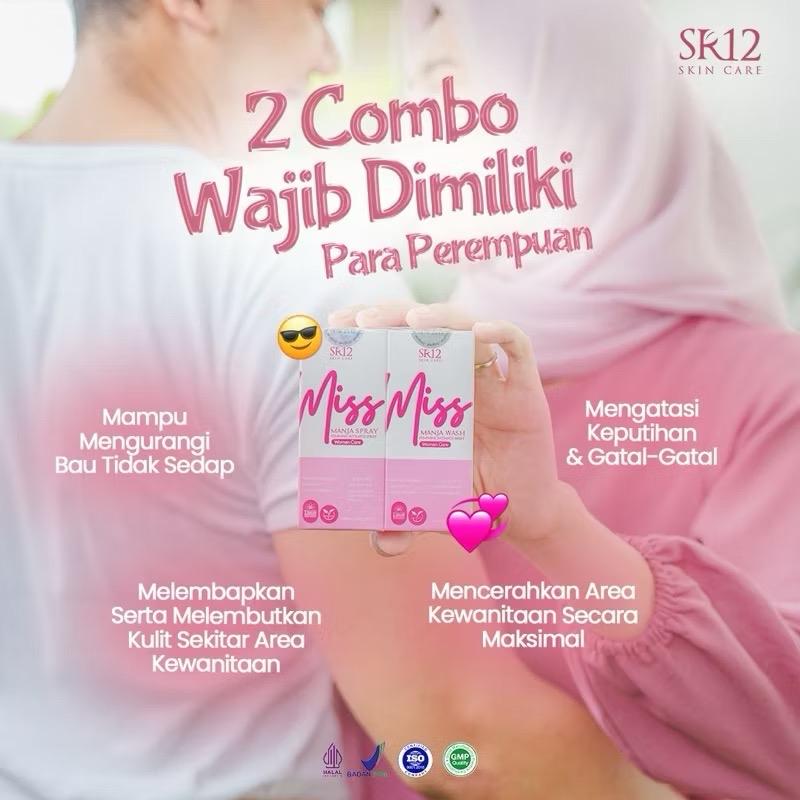 Miss Manja Wash Spray SR12 Manjakani Perawatan Miss V Keputihan Mengencangkan