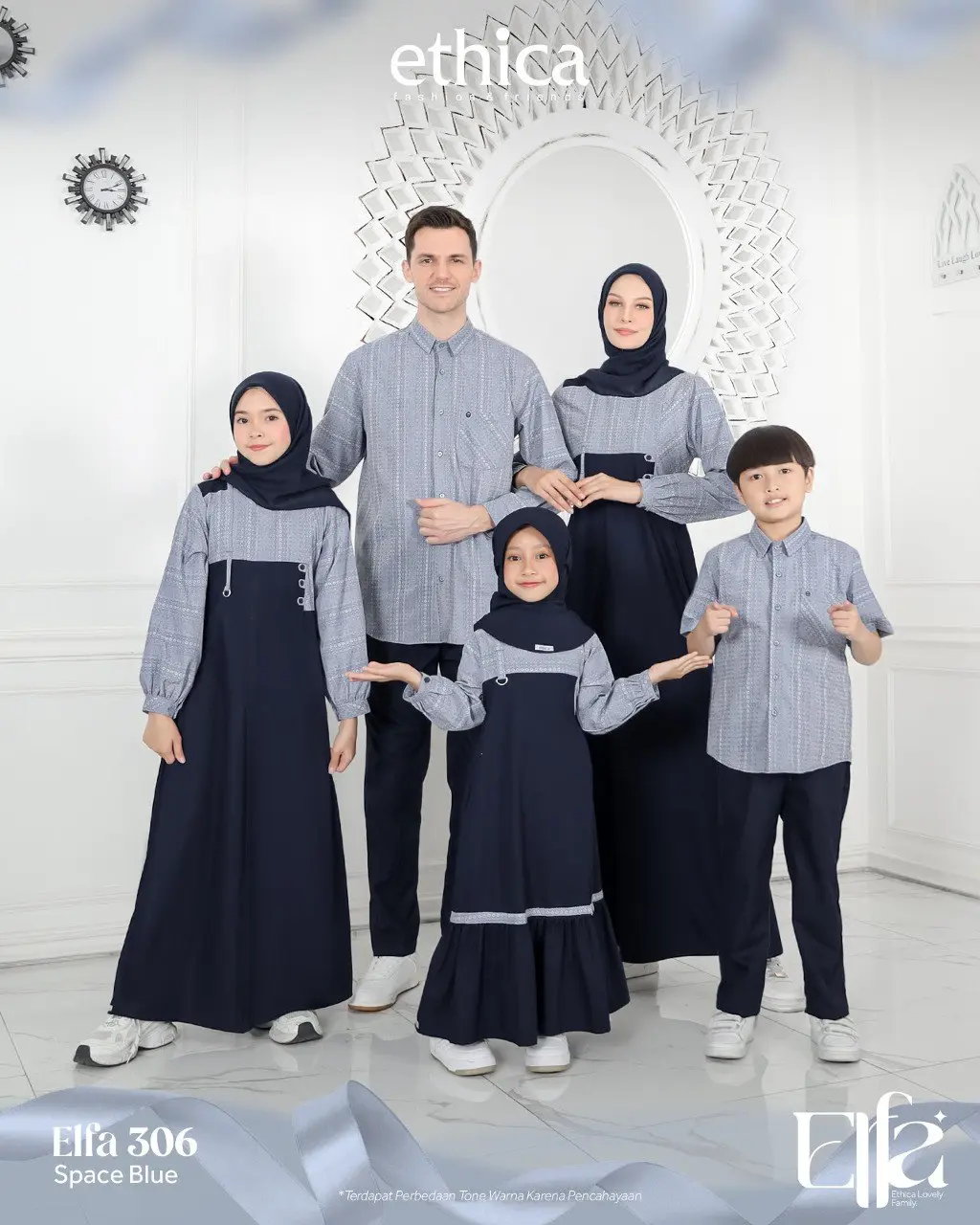 Sarimbit Elfa 306 Space Blue by Ethica New Arrival