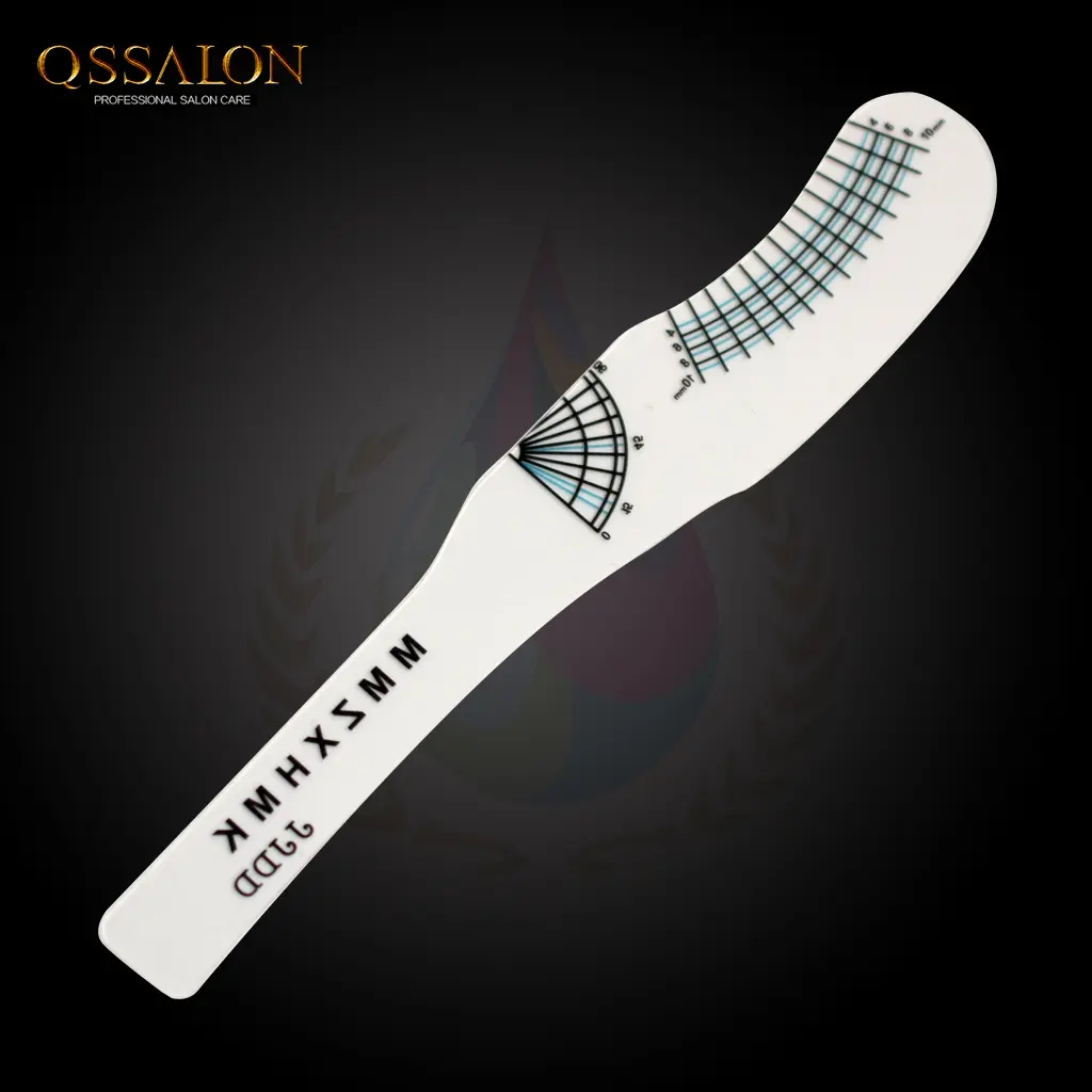 Eyelash Easy Customized plastic small eyebrow tattoo ruler brow ruler