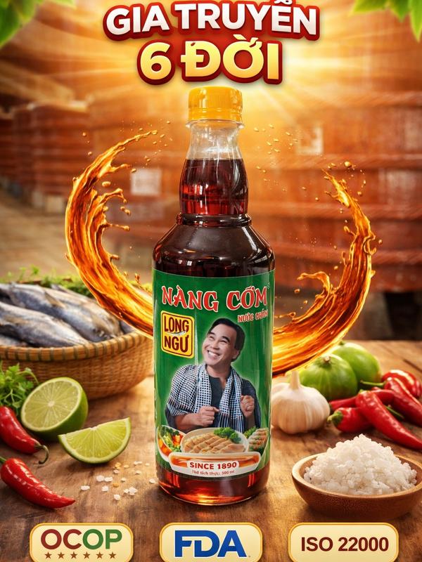 Nàng Cơm Quyền Linh - Nước Chấm Phú Quốc Gia Truyền 500ml Mặn Ngọt Hòa Quyện…