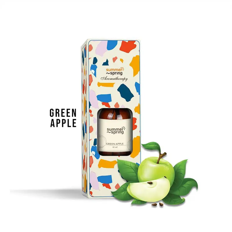 Reed Diffuser Aromaterapy Summerspring Green Apple 0