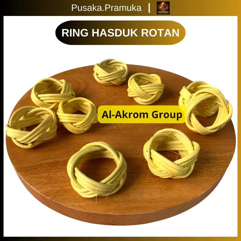 Ring Hasduk Kacu Dasi Pramuka Bahan Rotan Berkualitas Untuk SD SMP SMA dan Pembina 1