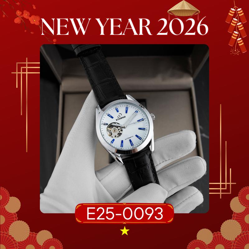 Đồng hồ Cơ Nam ETERNO E25-0093 AUTOMATIC Chất liệu Bền Bỉ - Sang Trọng