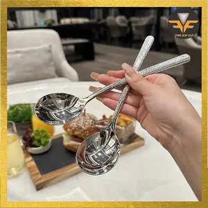 Sendok Makan Stainless Steel / Sendok Makan Korea Bulat / Sendok Sayur / Peralatan Makan