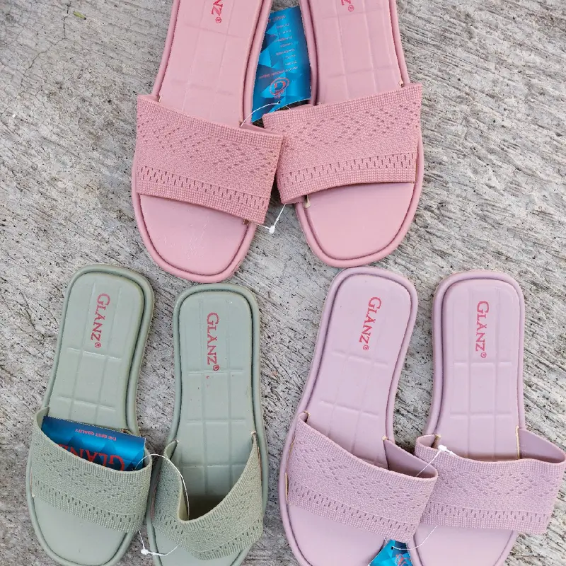 sandal slop wanita GLANZ impor 37-41 Jelly Karet Shoes Perempuan 1
