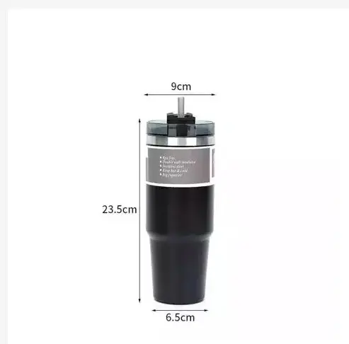 MC11-Tumbler Handle 2in1 / Botol Minum Portable Teh Kopi Stainless Steel Vacuum Insulated Mug 890ml & 900ml Termos 7