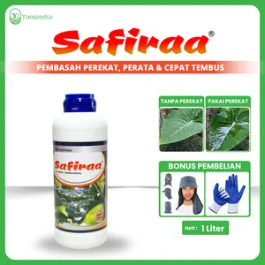 Safiraa - Perekat Pupuk - Meningkatkan Kerekatan Pestisida Pada Daun - Penembus Lapisan Lilin - 1 Liter