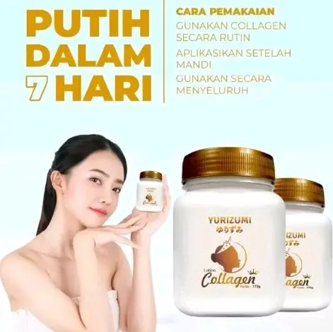 PROMO 2Pcs Yurizumi Collagen Lotion 150ML Bibit Collagen Mampu Memutihkan Badan 1