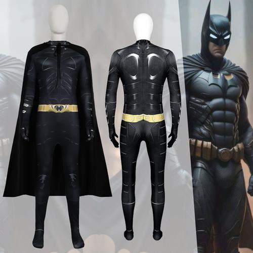 Batman Dark Knight Rise Cosplay Jumpsuit Adult Superhero Batman Jumpsuit Cool - Batman Jumpsuit S-160-adult