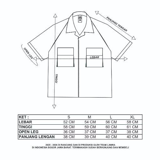 Lawna - Workshirt Boxy Zipper Say No To Drugs Grey