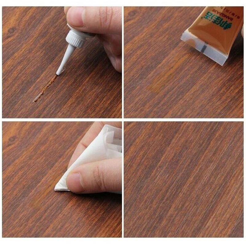 Wooden Touch Up Scratch Hole Removal Wood Glue Repair Cream Refinish Paste Furniture Repair Paint Wood Filler 6