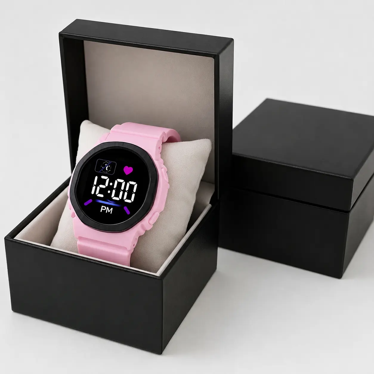 FREE BOX  jam tangan anak perempuan digital anti air