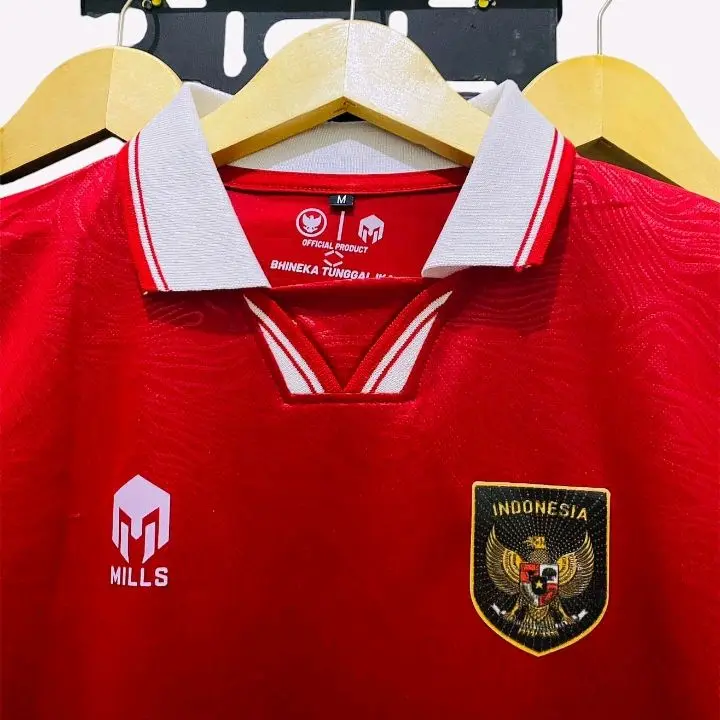 Jersey Mills merah// Jersey Timnas Indonesia 0