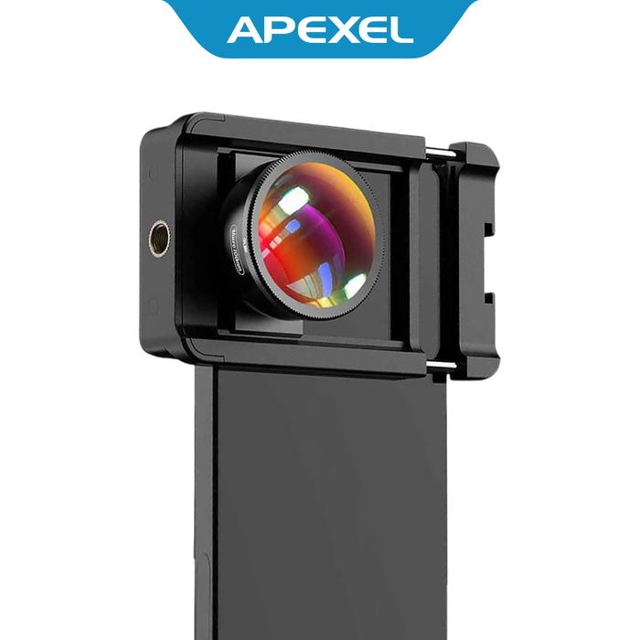 Gambar APEXEL Lensa Kamera HP Smartphone Macro Lens Clip 10X CPL Filter - APL-HB100CPL dari Apexel Indonesia Kota Administrasi Jakarta Barat Tokopedia