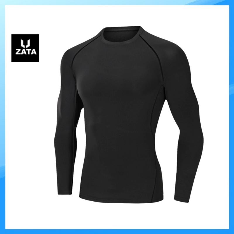 Áo giữ nhiệt nam Pro Combat cao cấp, áo legging nam dài tay tập gym chạy bộ đá bóng ZATA