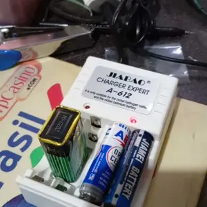 Ruibao Pengisi baterai / Pengisian Cepat / Pengisi Daya Baterai / AAA / AA / 9V