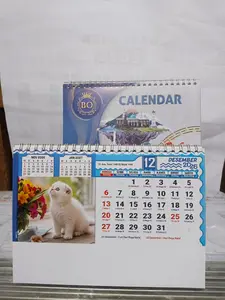 Kalender Meja Standar (KMBO 10) Kucing Tahun 2026 [Terima Cetak & Sablon Iklan]