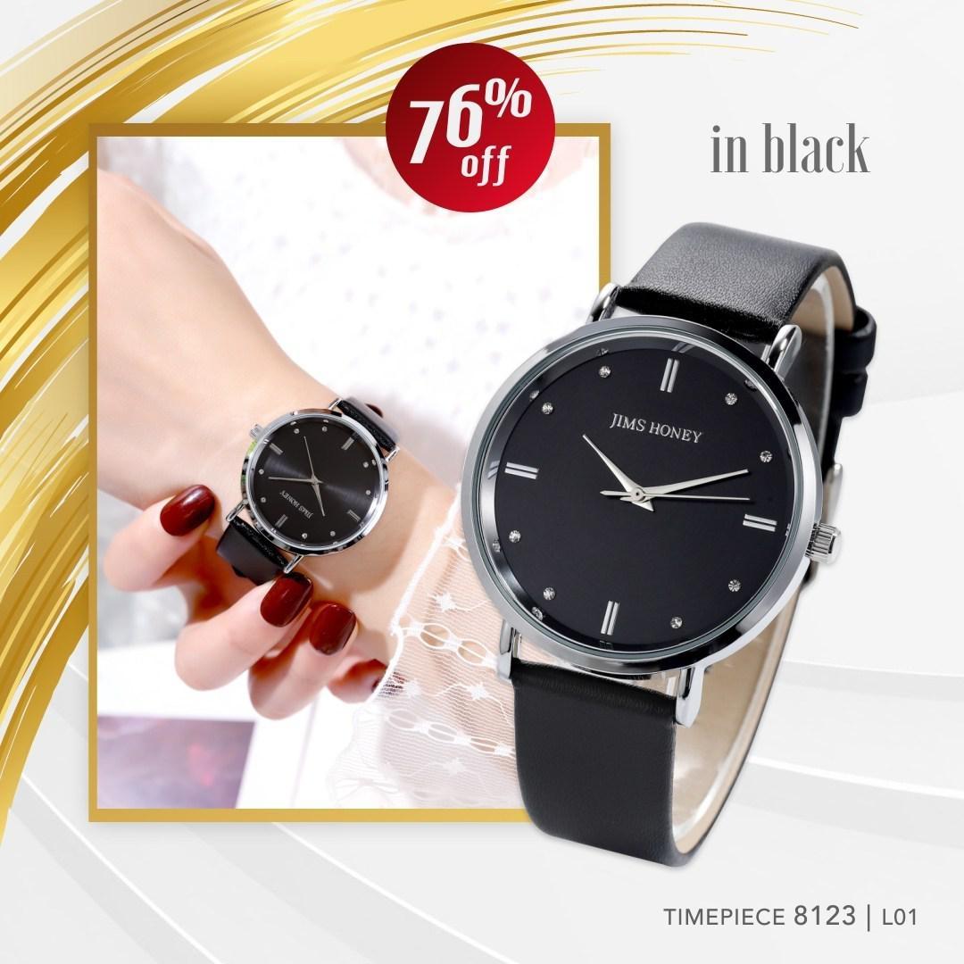 JIMS HONEY JAM TANGAN WANITA JT 8123 (FREE BOX + BATERAI)