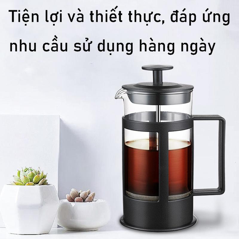 Sẵn sàng giao hàng / BìNh Pha Cà Phê KiểU PháP 350/600/800ml,Thép Không…