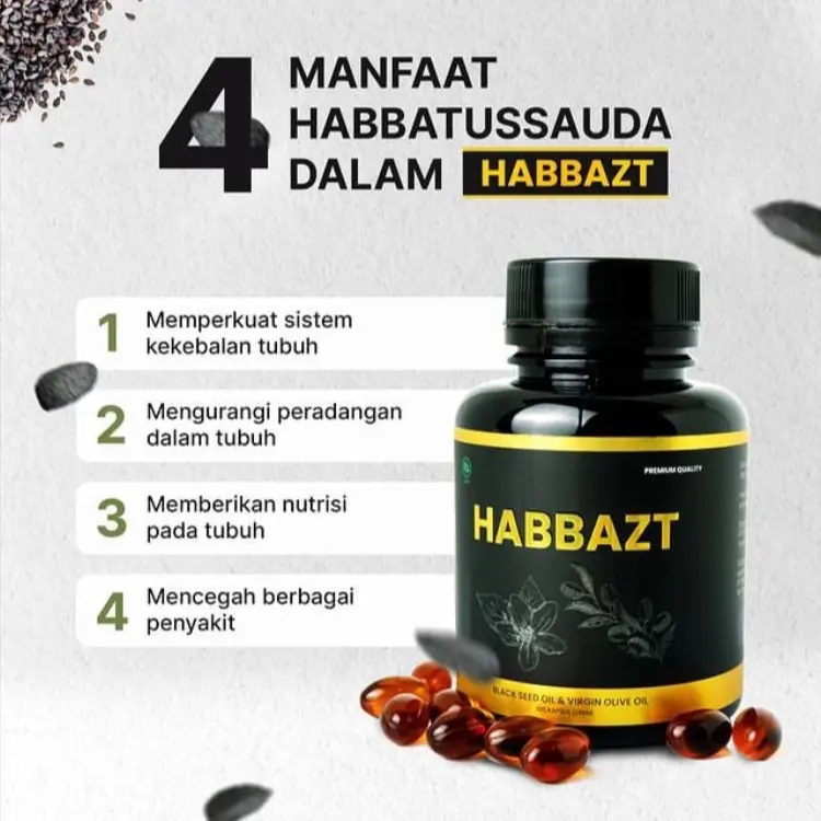 HABBATZ (Habbatussauda dan Minyak Zaitun) Remaja suplemen
