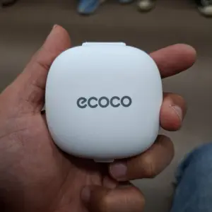 ECOCO Medicine Organizer - Kotak Obat Portable, Kotak Obat Traveling, Penyimpanan Obat, Tempat Obat, Wadah Obat, Travel Case Medicine