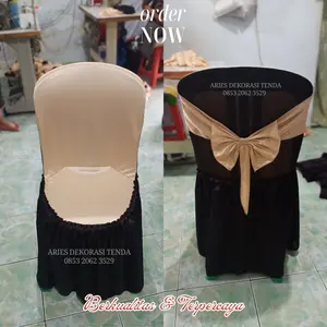 sarung kursi plastik napoly tipe 101 tanpa lapisan busa dan memakai pita belakang